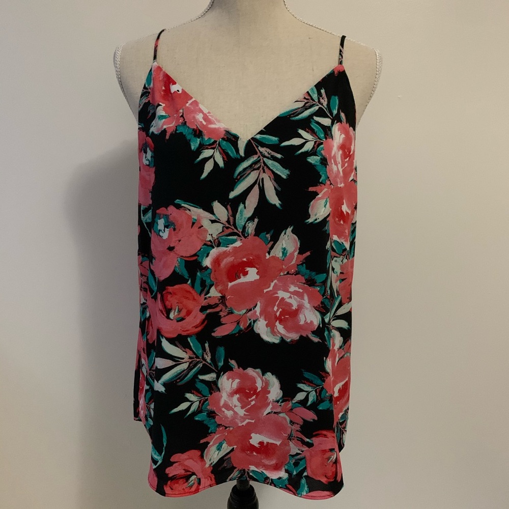 Calvin Klein Floral Career Tank Camisole - Picture 2 of 6